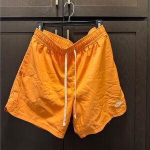 Nike Men's Orange Shorts